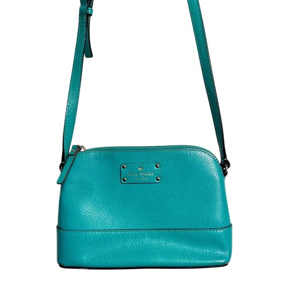 KATE SPADE BLUE GREEN WOMEN PURSE CROSSBODY - Picture 1 of 8